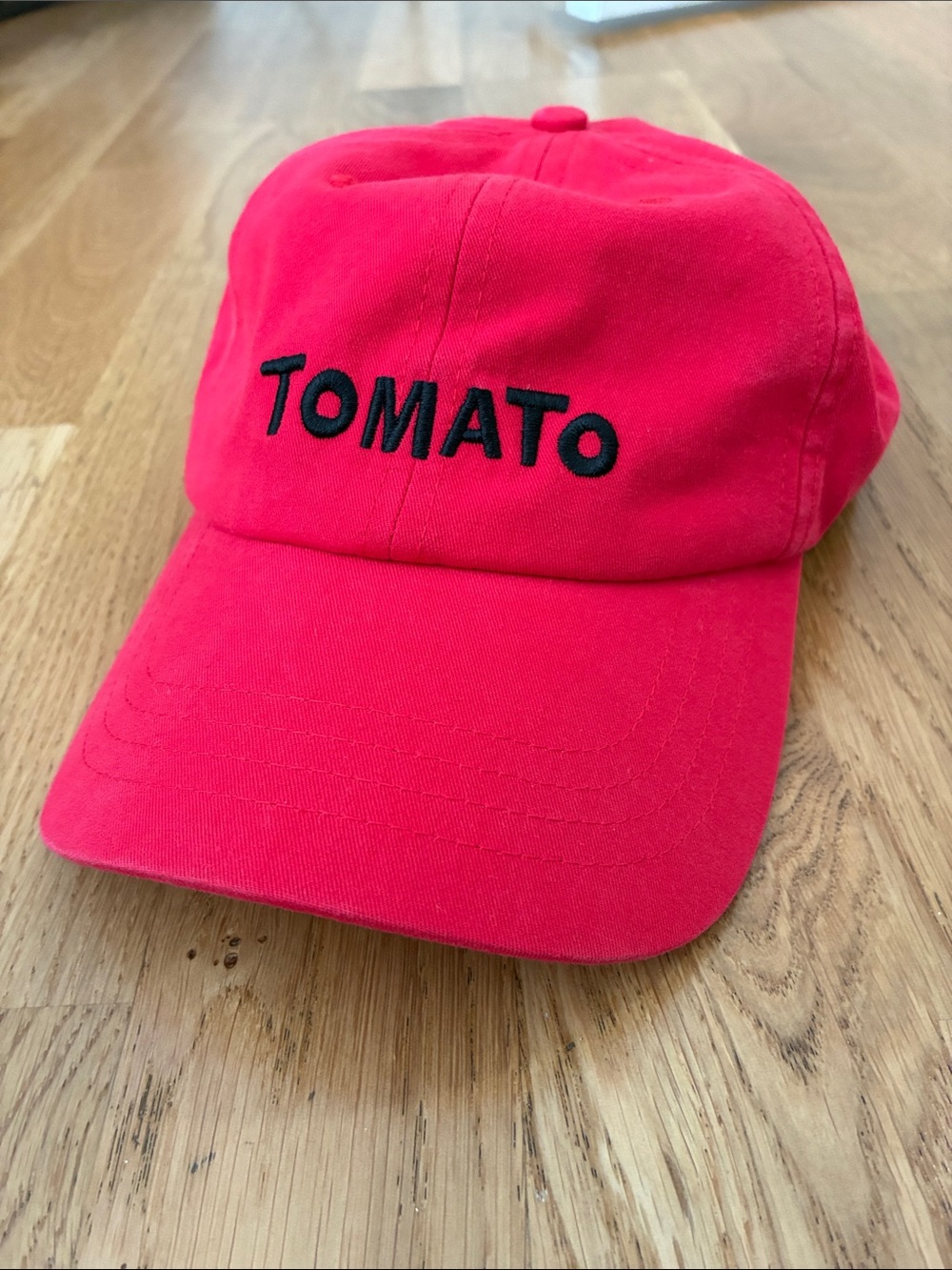 Tomato Red Baseball Cap